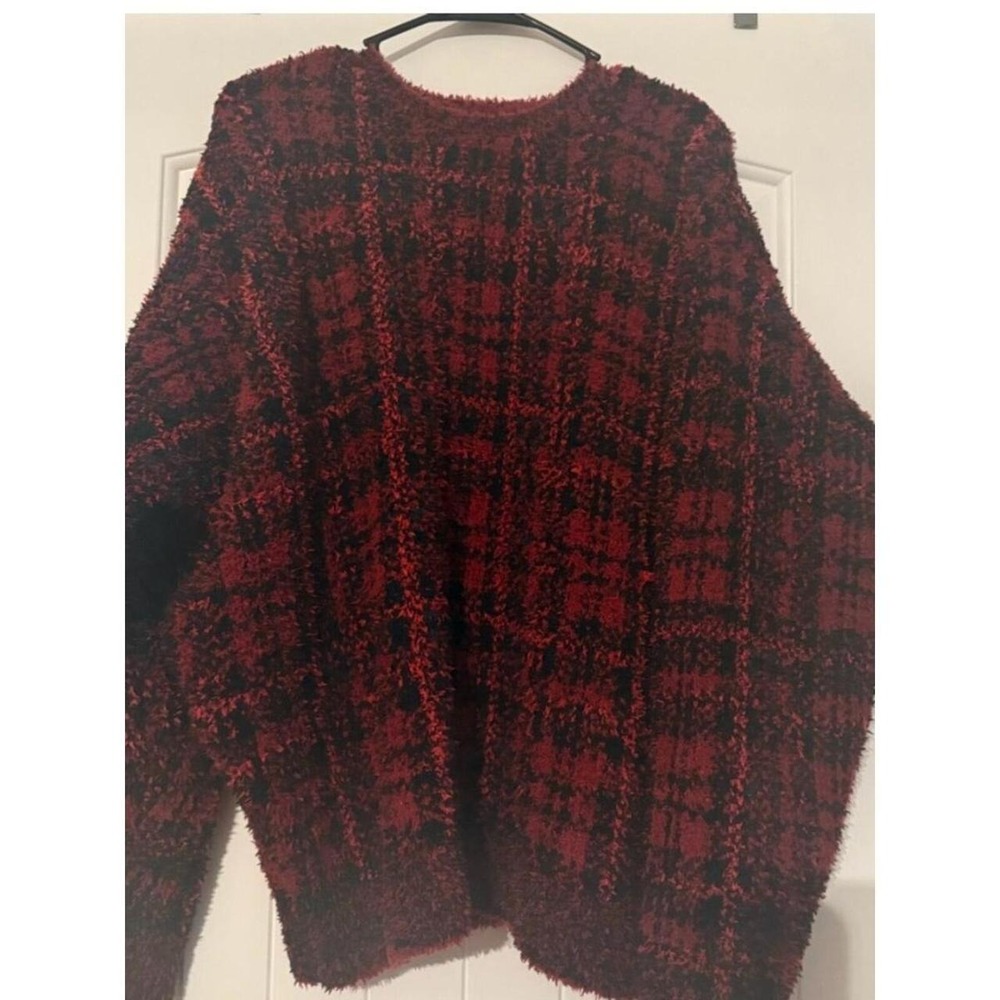 Skims cozy Merlot top